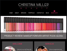 Tablet Screenshot of christinamiller.com